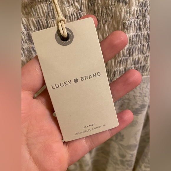 Lucky Brand long-sleeve peasant top - Picture 6 of 11